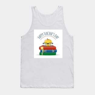 Happy Teachers Day Illustration Tank Top